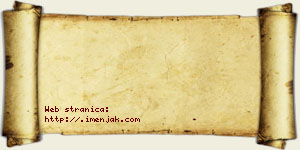 Marija Backović vizit kartica